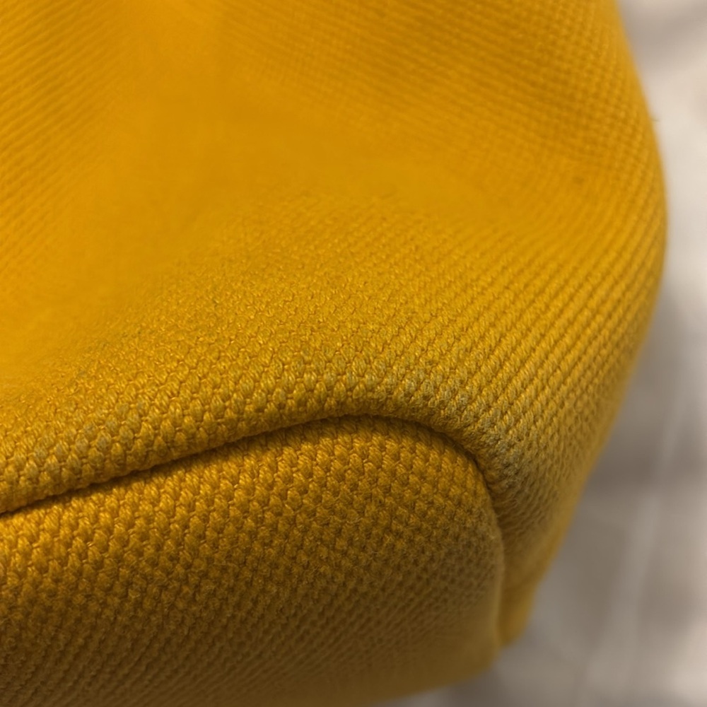 Michael Kors Yellow Canvas Marina Gathered Hobo Bag Large  casual rope strap - Picture 14 of 16